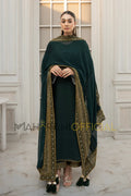 Green Mystique – Luxury Embroidered Suit for Women