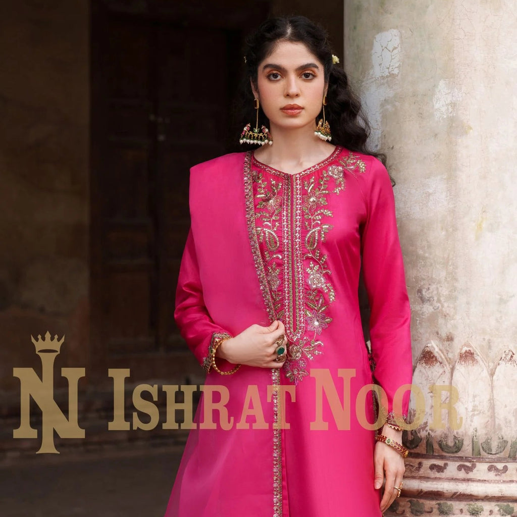 Pettunia – Silk 3-Piece Embellished Plazo Suit