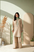 Beige Mist Embroidered Lawn Suit