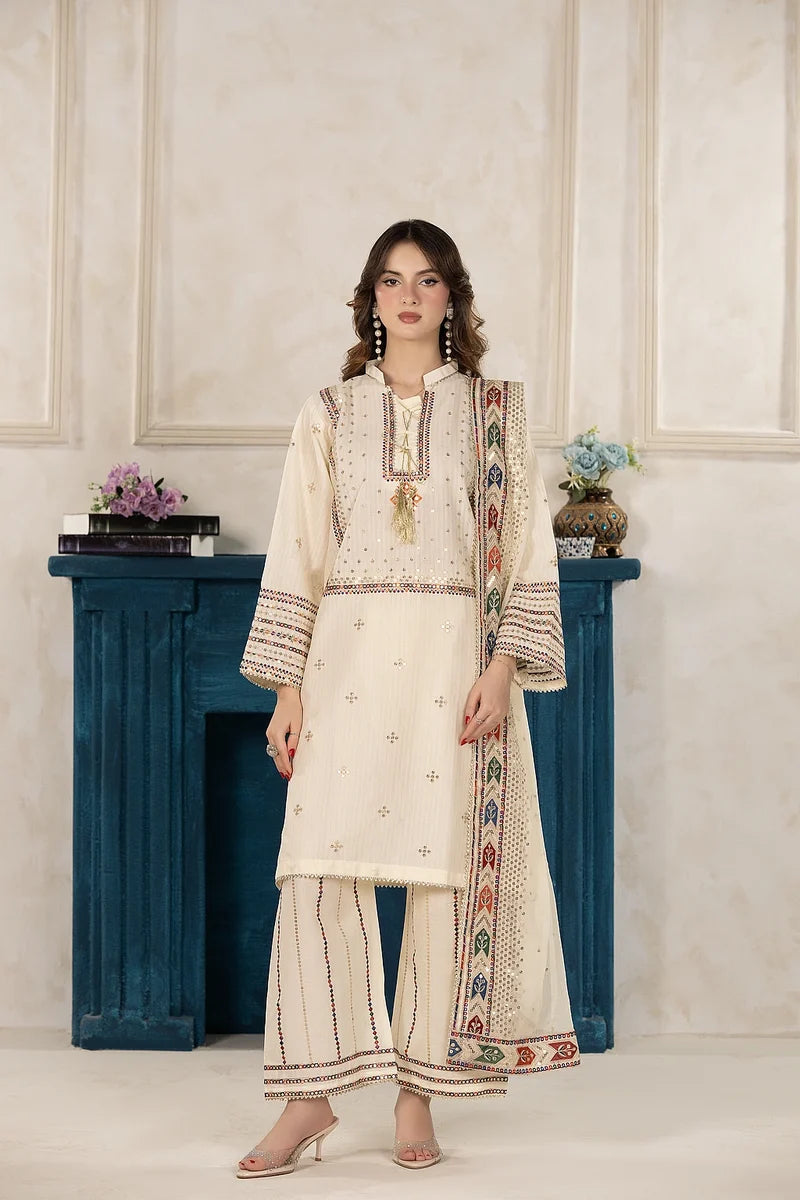 Jazmine Embroidered Lawn Suit