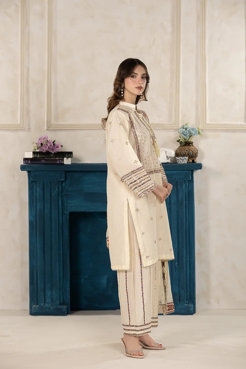 Jazmine Embroidered Lawn Suit