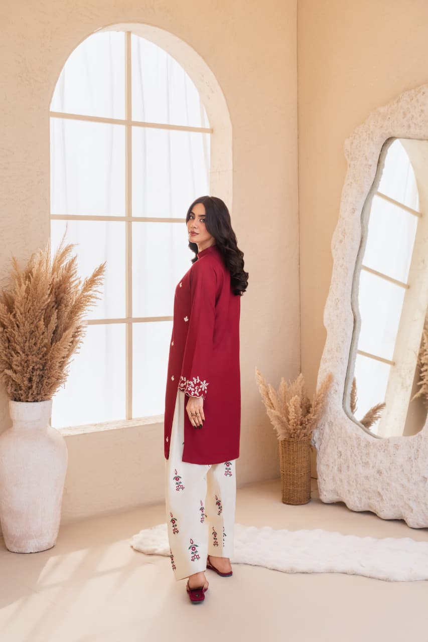 #ZARF-2PC ZARF Embroidery 2 PC (Farshi )