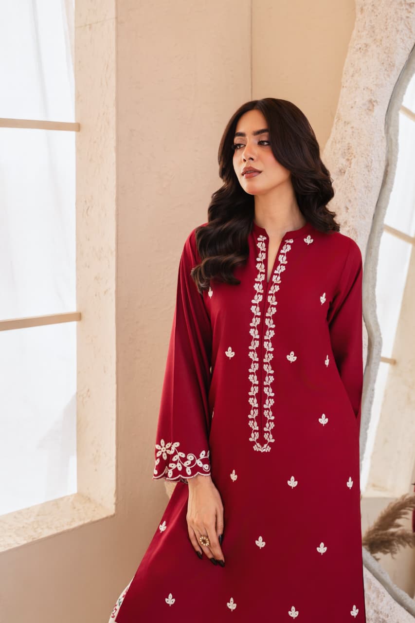 #ZARF-2PC ZARF Embroidery 2 PC (Farshi )