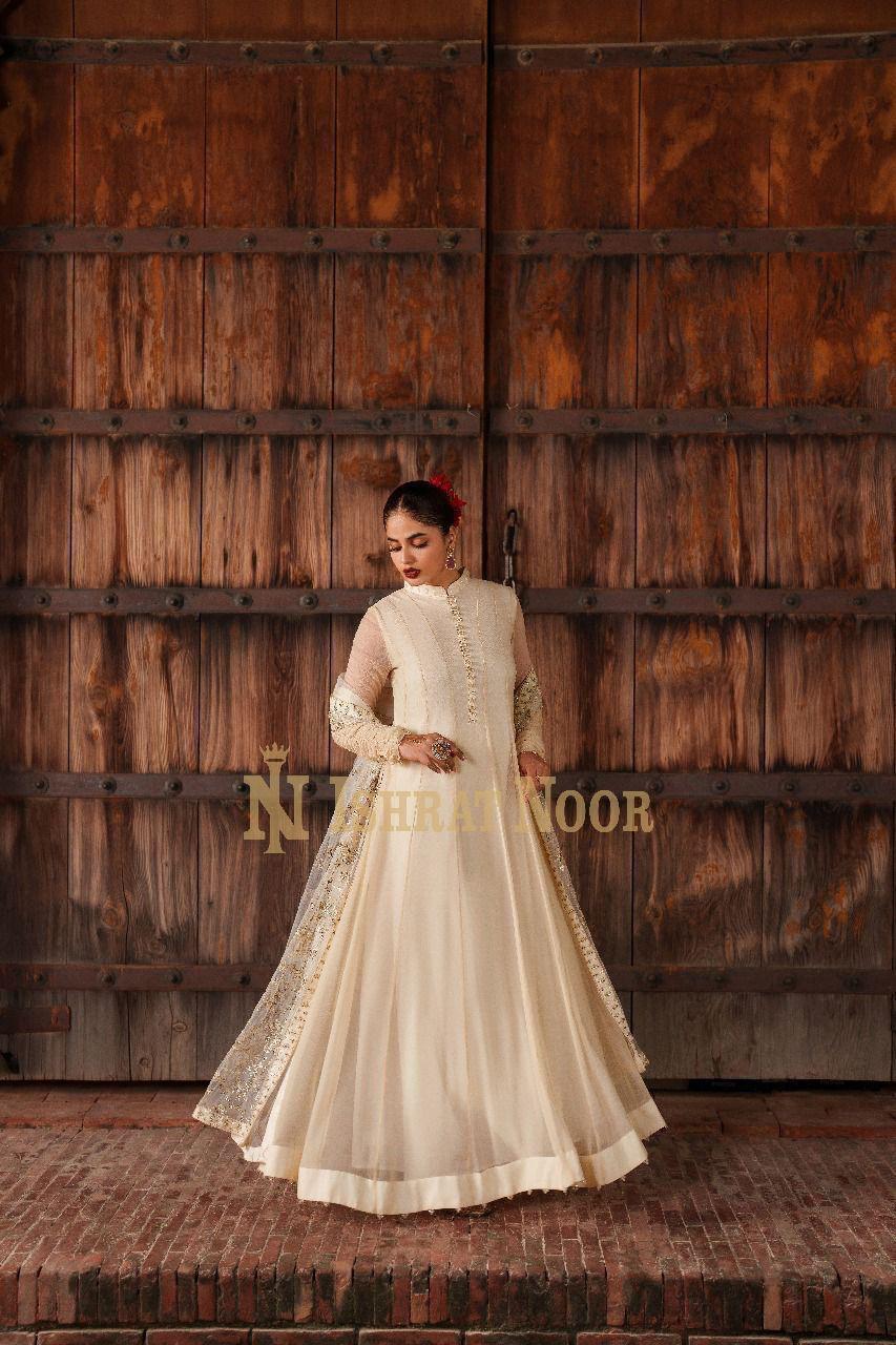#MX0014 White Organza Net 3 piece