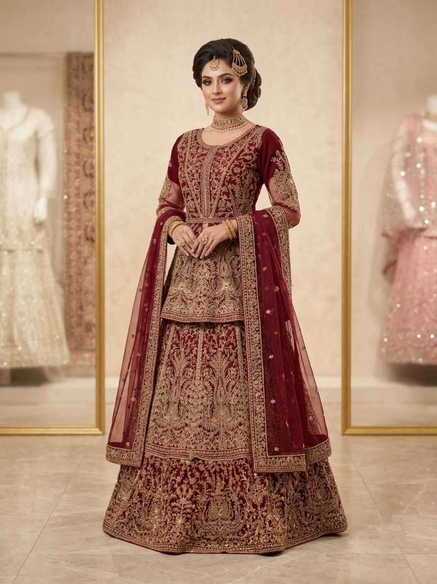 #BR010 Bridal Lehnga